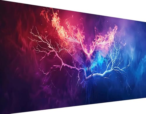 Vogel Diamond Painting Bilder, 5D Diamond Painting FlüGel Daiments Painting Erwachsene Groß XXL 100x200cm Quadrat Diamond Art Painting Kinder Stickerei Kreuzstich Set, Wand Zimmer Deko Aesthetic 6-7 von Bugufen