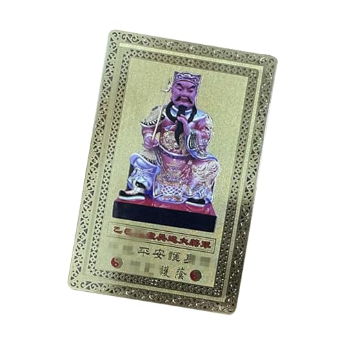 Buhjnmik Feng Shui Amulett-Karte, chinesische Tai Sui-Karte - 2025 Jahr der Schlangenschutzkarten - Chinesische Feng Shui-Amulettkarte zum Schutz, viel Glück, verheißungsvoller Erfolg von Buhjnmik