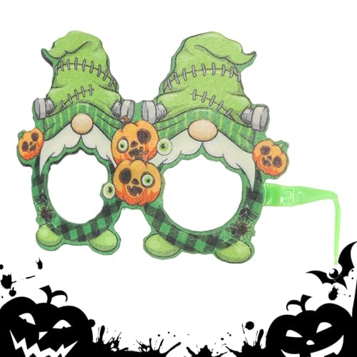 Buhjnmik Halloween-Cosplay-Brille,Halloween-Fotobrille | Partyzubehör Kostümbrille Lustiges Design,Partyzubehör, Kostümzubehör, Halloween-Cosplay-Zubehör, Mitbringsel, Gläser für den Urlaub von Buhjnmik