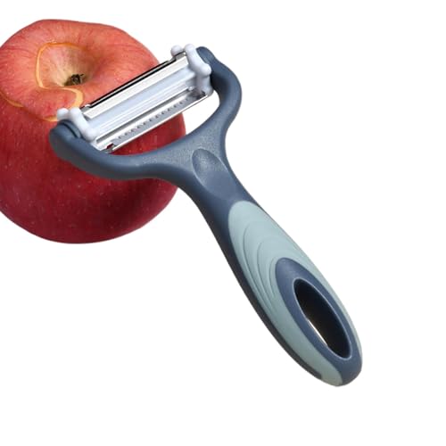 Buhjnmik Obst- und Gemüseschäler, Gemüseschäler für die Küche,Hängender Handschäler Gemüseschäler Slicer | Praktischer Gemüse-Obstschäler, Gurkenschäler für Karotten, Kartoffeln, Birnen von Buhjnmik