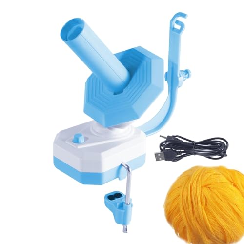 Automatic Yarn Cake Winder | Electric String Ball Machine for Crocheting & Knitting | Adjustable Weaving Ball Winder | Effortless Yarn Organizer for Sewing Projects | Perfect for Crafters von Buhygn