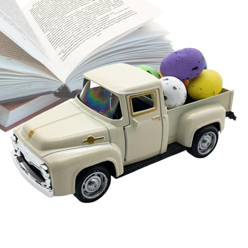 Buhyujkm -LKW, LKW-, 12 x 5 x 4 cm, Vintage-Metall-LKW mit Eiern, Bauernhaus-Tischplatte, gestufte Tablett-Dekoration für Zuhause, Küche und Kaminsims Buhyujkm -LKW, LKW-, 12 x 5 x 4 cm, Vintage-Metall-LKW mit Eiern, Bauernhaus-Tischplatte, gestufte Tablett-Dekoration für Zuhause, Küche und Kaminsims von Buhyujkm