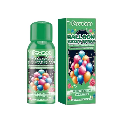 Hochglanz-Spray für Latexballons – elegantes Glanz-Finish, Aufheller für dauerhaften Sprühnebel, sofortiger Hochglanz, elegantes Finish, schnell trocknend, 100 ml Sprühaufheller für dauerhaften Glanz von Buhyujkm