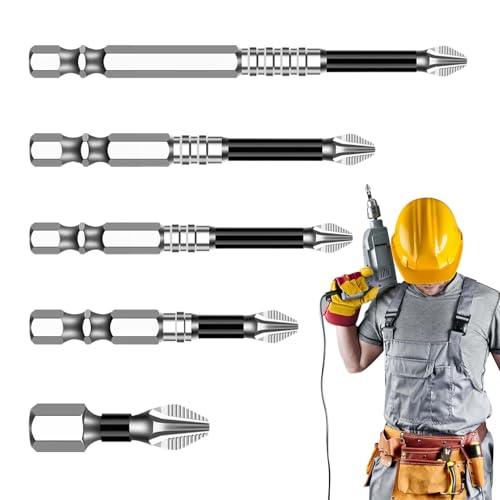 Screwdriver Bit Set, Magnetic Durability Bits, Rustproof Drilling Tool, 8.07x3.15 inches, Anti-Slip Design, High-Quality Steel, Appliance Repair, Electric Drill Accessories von Buhyujkm