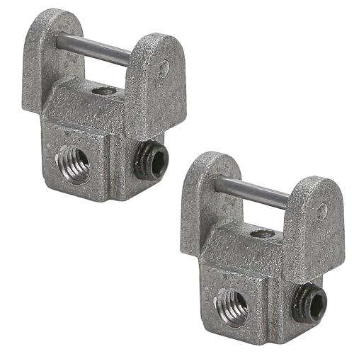 2 x Dekupiersägeblätterhalter, Umbausatz, universeller stiftloser Adapter, Metall, obere/untere Klinge, Klemmhalter, Zubehörteil, geeignet für Sägeblattgröße 133 x 0,7 x 0,7 mm von BuleVina