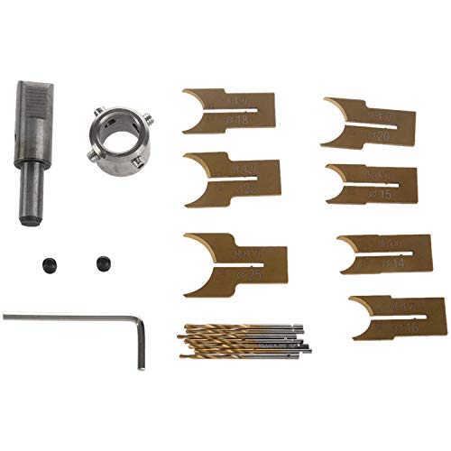 Bumdenuu 16-teiliges Formen-Set für Fräsen, Tischlerei, Klinge aus Wolframcarbid, Set für Fräsen, zum Bohren von Bohrern, 14 – 25 mm von Bumdenuu