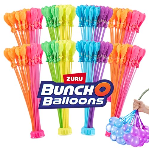 Bunch O Balloons Tropical Party 265+ Schnell zu füllende, selbstverschließende Wasserballons (8er Pack) von Bunch O Balloons