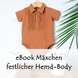 Festlicher Hemd-Body von Bunte Nähigkeiten