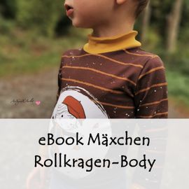 Rollkragen-Body von Bunte Nähigkeiten