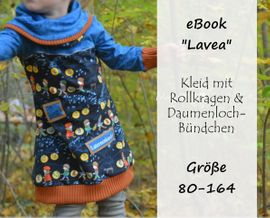 Rollkragen-Kleid Lavea von Bunte Nähigkeiten