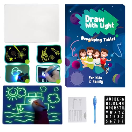 Presencte Magic Drawing Pad - Release the Creativity of Children, Presencte Magic LED Light Drawing Pad, Presencte Magic LED Drawing Pad, Presencte LED Drawing Board (A3) von Bupmnd