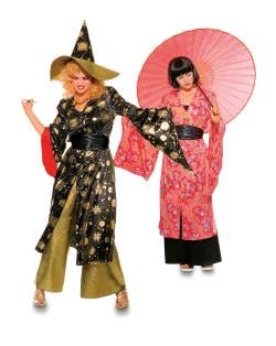 Burda 3044 Schnittmuster Kostüm Fasching Karneval Kimono & Hose (Damen, Gr. 36-46) – Level 2 leicht von Burda