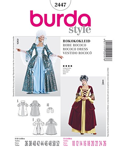 Burda Schnittmuster 2447 Kost?m Gr. 36-52 von Burda