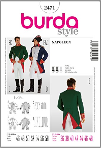 Burda 2471 Historisches Muster Napoleon von Burda