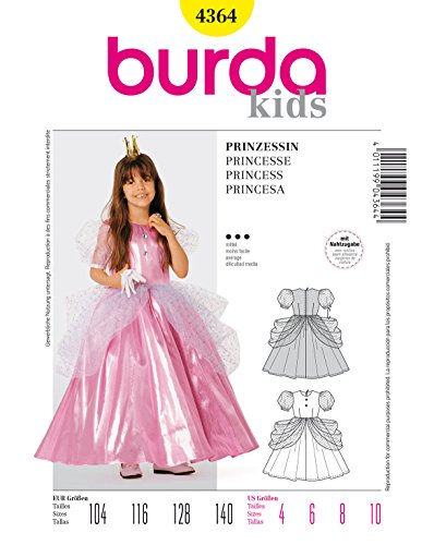 Burda Schnittmuster 4364 Gr. 104-140 von Burda