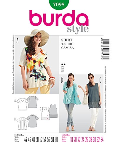 Burda Schnittmuster Shirt/Top ? Two in One von Burda