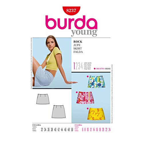 Burda Schnittmuster 8237 Rock Gr. 32-50 von Burda