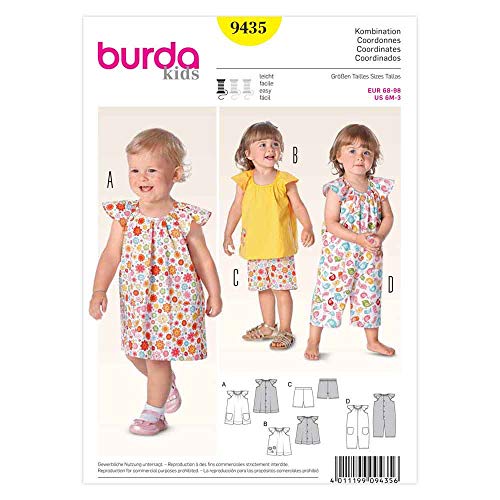 Burda Schnittmuster Kleid ? Top ? Hose ? Overall 9435 von burdastyle