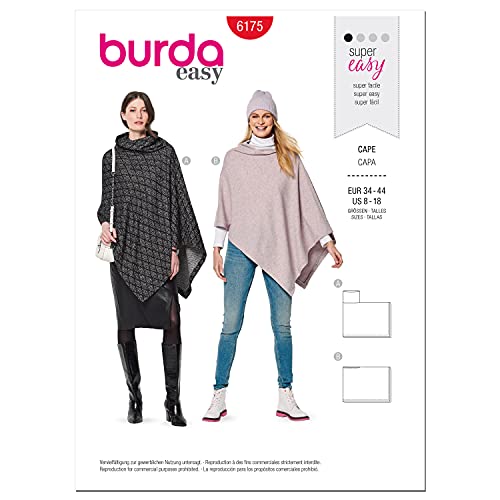 Burda Style Jacken-Nähmuster-Set, mehrfarbig von Burda