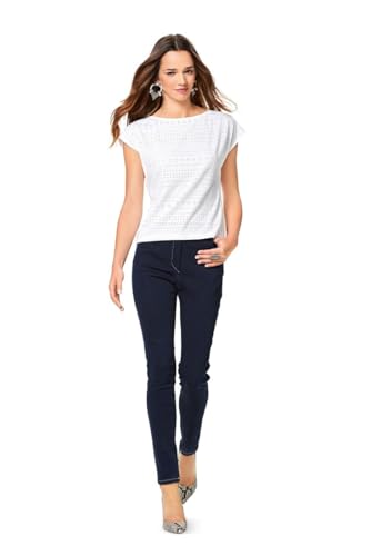 Burda Style Schnittmuster zum selber nähen 6543 | Schmale Hose | Schmale Jeans | Damen, Gr. 32-46 | Nählevel: fortgeschritten von Burda