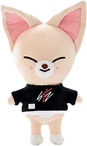 Bursker 20 cm Kpop Stray Kids Puppe aus Plüsch, Skzoo Cartoon Plüsch mit Neuer Kleidung, SKZ Zeichnung für Fans (Foxi.ny) von Bursker