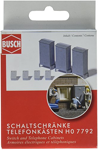 Busch 7792 Switch/Telephone Cabinets HO Scenery Scenery Model von Busch-Jaeger