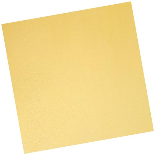 Gelber Glitzer-Karton (10 Blatt, 300 g/m²), gelber Karton, 30,5 x 30,5 cm, farbiger Karton (gelb) von BusyPet