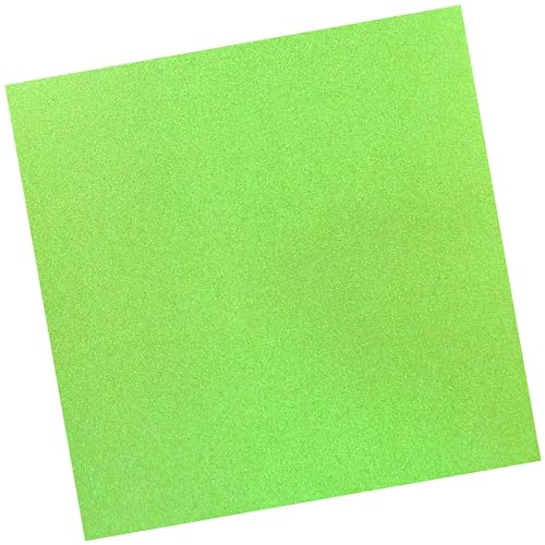 Hellgrüner Glitzer-Karton (10 Blatt, 300 g/m²), hellgrüner Karton, 30,5 x 30,5 cm, farbiger Karton (hellgrün) von BusyPet