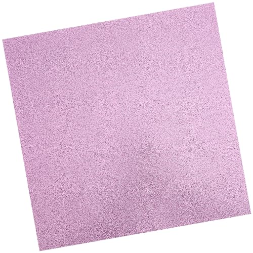 Violetter Glitzer-Karton (10 Blatt, 300 g/m²), violetter Karton, 30,5 x 30,5 cm, farbiger Karton (lila) von BusyPet