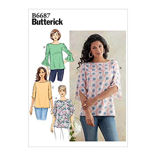 Butterick B6687Z Schnittmuster, Papier, mehrfarbig, Z (LRG-XLG) von Butterick