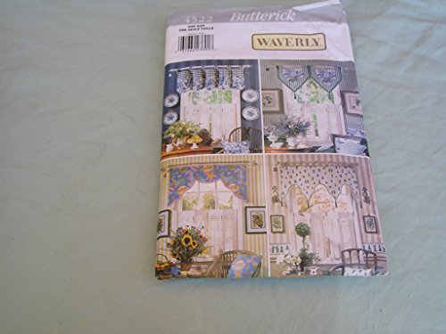 Butterick 4522 Sewing Pattern Waverly Handkerchief Point Window Treatments by Butterick von Butterick