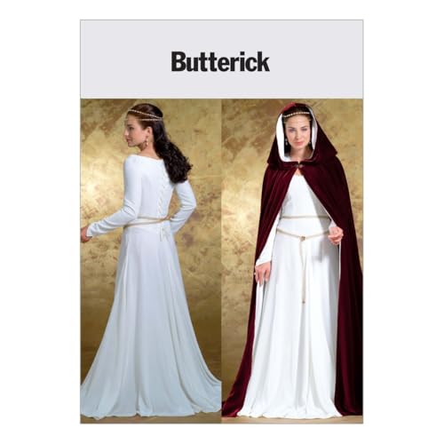 Butterick B4377 Schnittmuster, Satin, gebrochenes weiß, Sizes 6-12 von Butterick