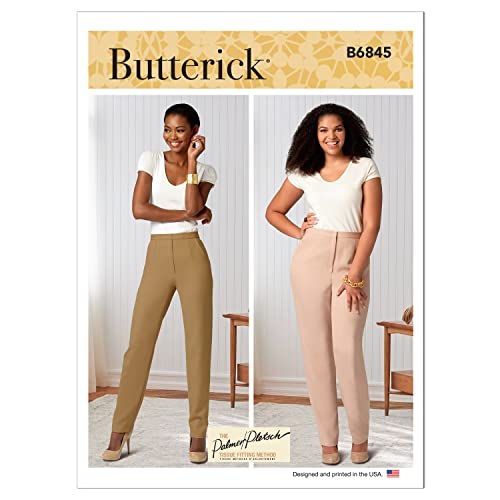 Butterick B6845A Damenrock/Hose A (36-38-40-42-44-46-18W-20W-22W-24W), 8-10-12-14-16-18W-20W-22W-24W von Butterick