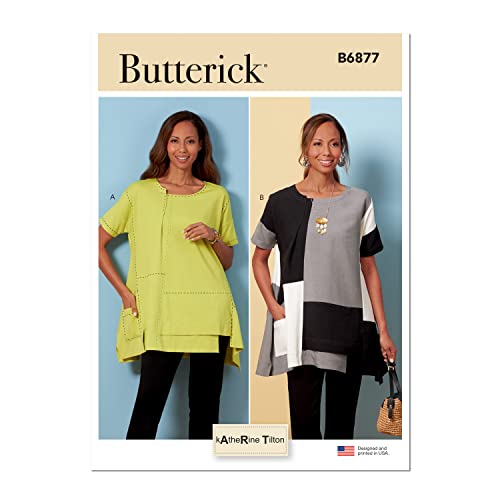 Butterick B6877ZZ Damen-Top/Weste ZZ (L-XL-XXL), Papier von Butterick