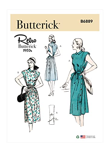 Butterick B6889F5 Damenkleid F5 (16-18-20-22-24) von Butterick