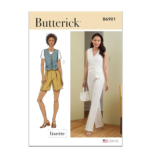 Butterick B6901A5 Damen Sportswear A5 (34-36-38-40) von Butterick