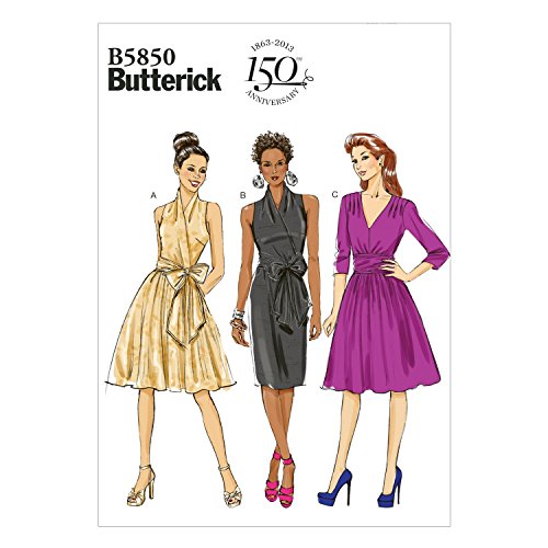 Butterick BTK 5850 F5 (16-18-20-22-24) B5850 Schnittmuster zum Nähen, Elegant, Extravagant, Modisch von Butterick