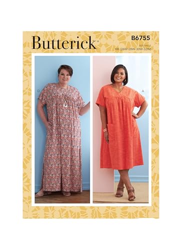 Butterick Pattern 26W-28W-30, 26W-28W-30W-32W von Butterick