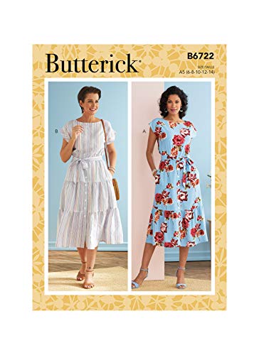 Butterick Pattern B6722-A5 32-34-36-38, 32-34-36-38-40 von Butterick