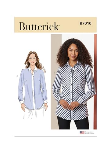 Butterick Schnittmuster B7010K5 Damenhemden K5 (36-38-40-42-44) von Butterick