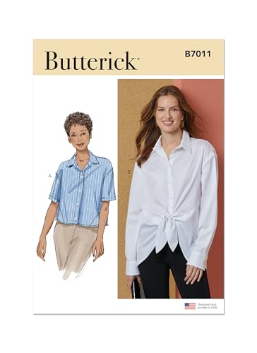 Butterick Schnittmuster B7011U5 Damenhemden, Größe 44-46 - 48-50 - 52 von Butterick