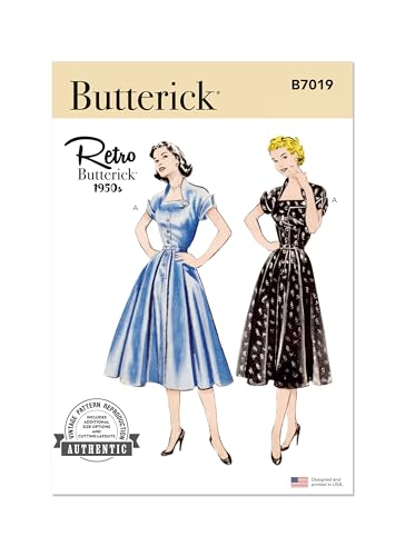 Butterick Schnittmuster B7019K5 Damenkleid K5 (36-38-40-42-44) von Butterick