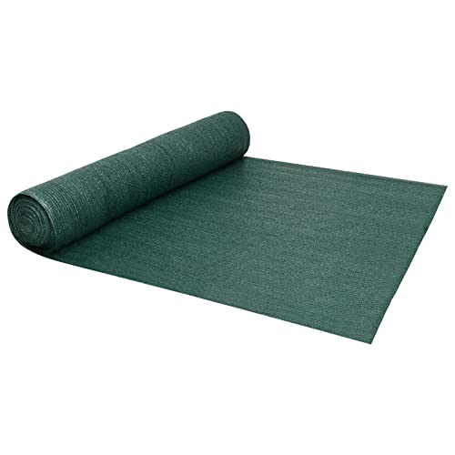 Buzaza Zaunblende Grün 3,6x10 m HDPE 195 g/m² Shade Cloth Windschutznetz Stall von Buzaza