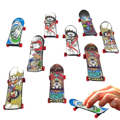 9 Stück Finger Skateboard Minis Finger Skateboard Fingerboard Minis Fingerskateboards Set Mitgebsel Kindergeburtstag Fingerskateboard Finger Spielzeug Für Kinder Partytütenfüller Fingerboard Spiele von Bvizyelck