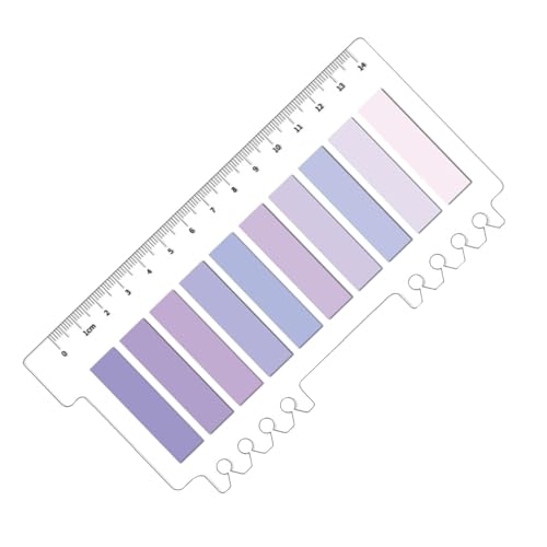 Bvizyelck Haftindex-Tabs, beschreibbare Seitenreiter, selbstklebend für Seitenmarkierung, Lesen und Arbeiten von Seitenregistern zur Verbesserung der Lerneffizienz für Scrapbook, Notizbuch, Dateien von Bvizyelck