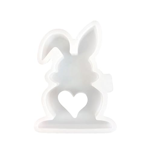 Silikonformen Gießformen Ostern | Hase Silikon Gießform Ostern | Silikonform Ostern Hase Silikon Gießform | Osternhase Gipsformen Zum Gießen | Kerzenhalter Giessformen | 3D Hase Silikonformen (A - 02) von Bxjinkele