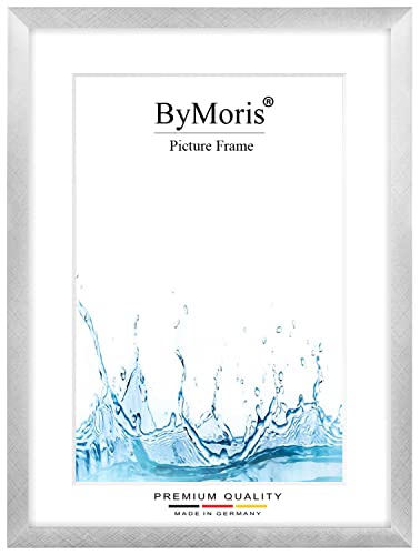 ByMoris Bilderrahmen nach Maß 10 x 30 cm in Alu Criss Cross mit Antireflex-Acrylglas, Poster Puzzle Portrait Foto Holz Rahmen von ByMoris