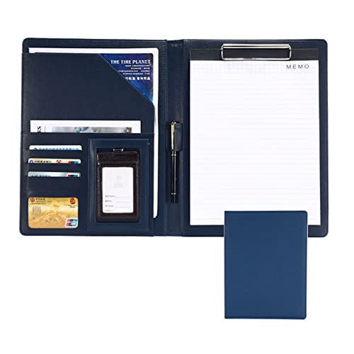 ByNGSDCC Portfolio-Ordner, A4 Padfolio Portfolio Padfolio Portfolio Hülle Portfolio Ordner Ordner Organizer Ordner Ringbuch mit Leder Ordner Schreibblock Business Document Organizer von ByNGSDCC