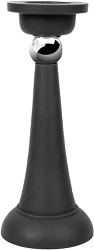 ByNGSDCC Türstopper für Boden, Türstopper for den Innenbereich, Silikon, ohne Installation, geräuschloser Türsauger, Türhalter, Möbelbeschläge, stanzfreier Türstopper, grau(Black Long) von ByNGSDCC