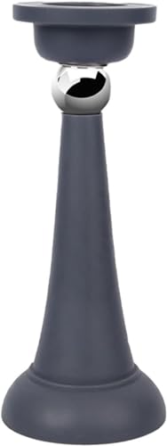 ByNGSDCC Türstopper für Boden, Türstopper for den Innenbereich, Silikon, ohne Installation, geräuschloser Türsauger, Türhalter, Möbelbeschläge, stanzfreier Türstopper, grau(Gray Long) von ByNGSDCC